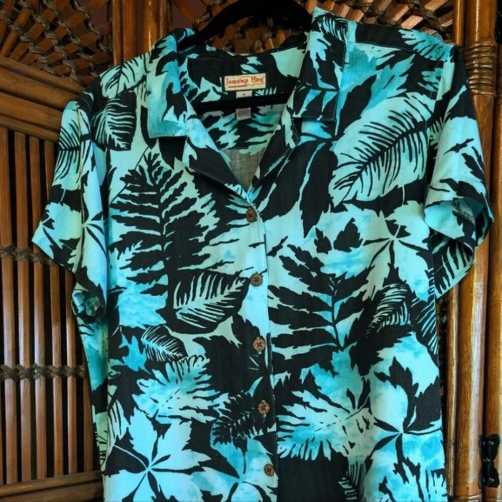 JAMAICA BAY Tropical Hawaiian Shirt - XL - EVC - Picture 3 of 11
